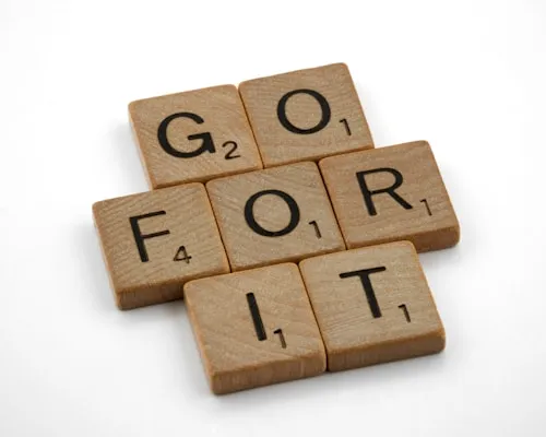 brown wooden letter i and i love you letter